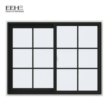 Comfortable Design Anodized Aluminum Sliding Windows with Tempered Glass